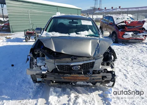 2011 Kia Rio Lx из США, поврежденный, VIN KNADH4A38B6955362